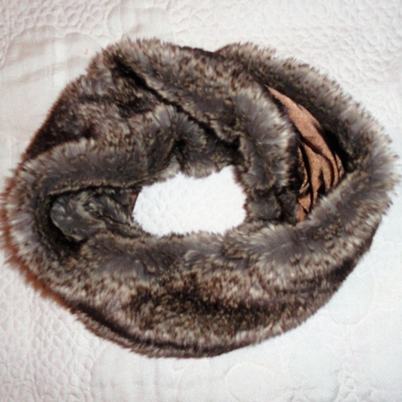 Accessories - Rabbit Fur Infinity Scarf Authentic